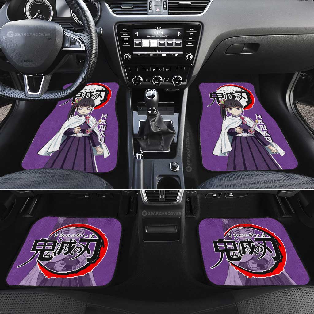 Demon Slayer Car Mats Kanao Tsuyuri Car Floor Mats Demon Slayer Car Floor Mats