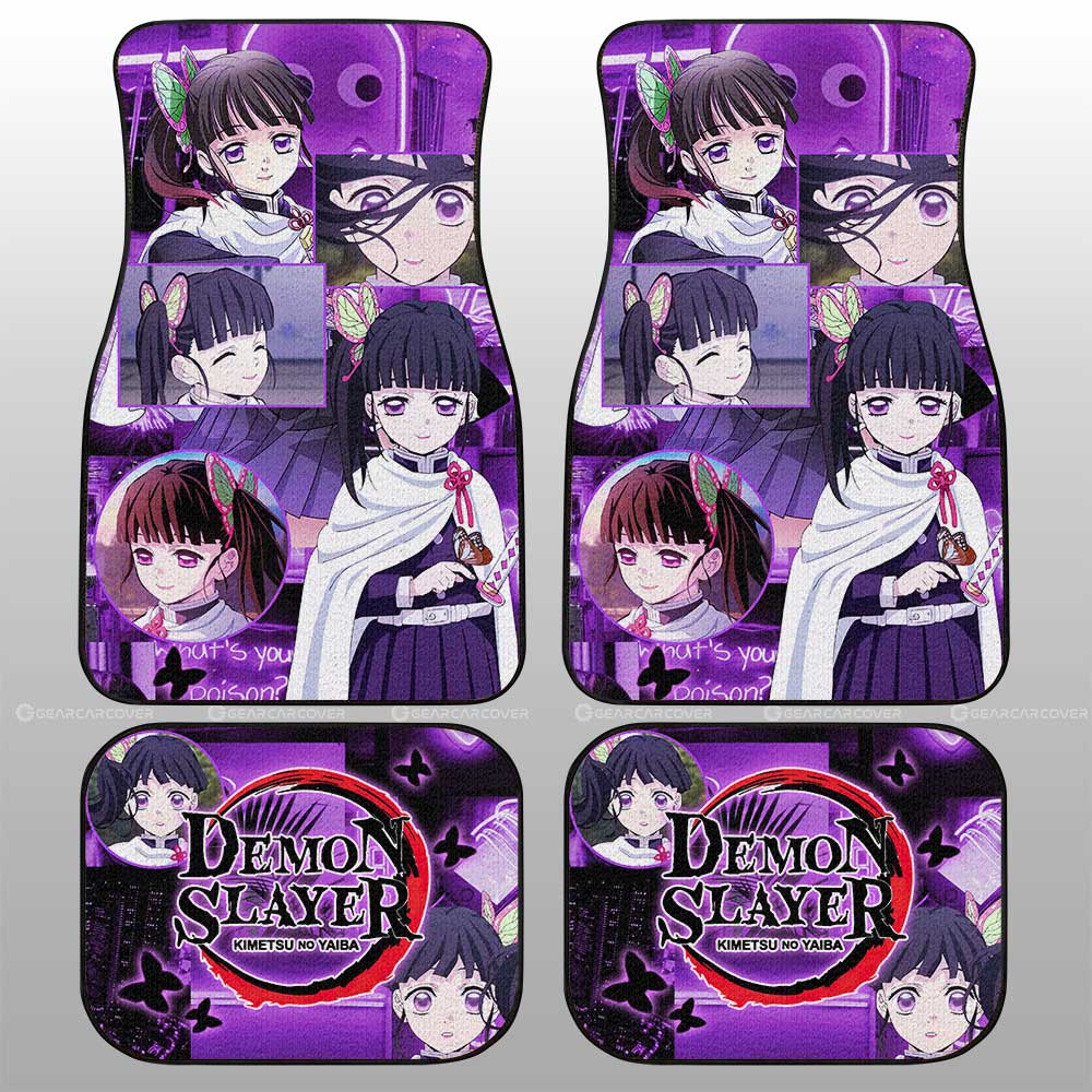 Demon Slayer Car Mats Kanao Tsuyuri Car Floor Mats Demon Slayer Anime Floor Mats