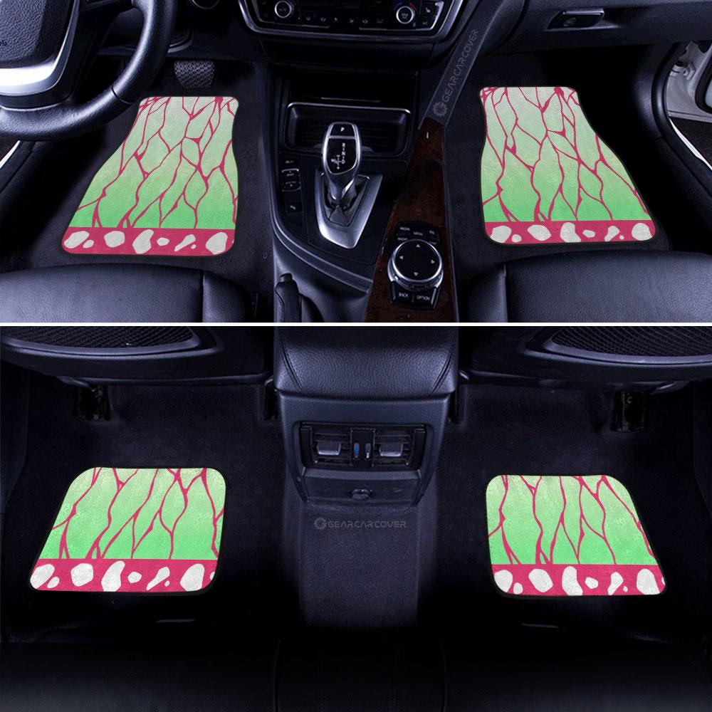 Demon Slayer Car Mats Kanao Uniform Car Floor Mats Demon Slayer Car Floor Mats