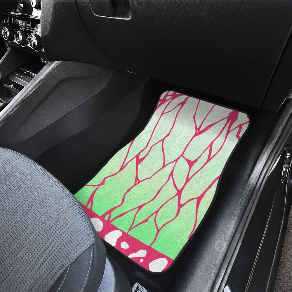 Demon Slayer Car Mats Kanao Uniform Car Floor Mats Demon Slayer Car Floor Mats