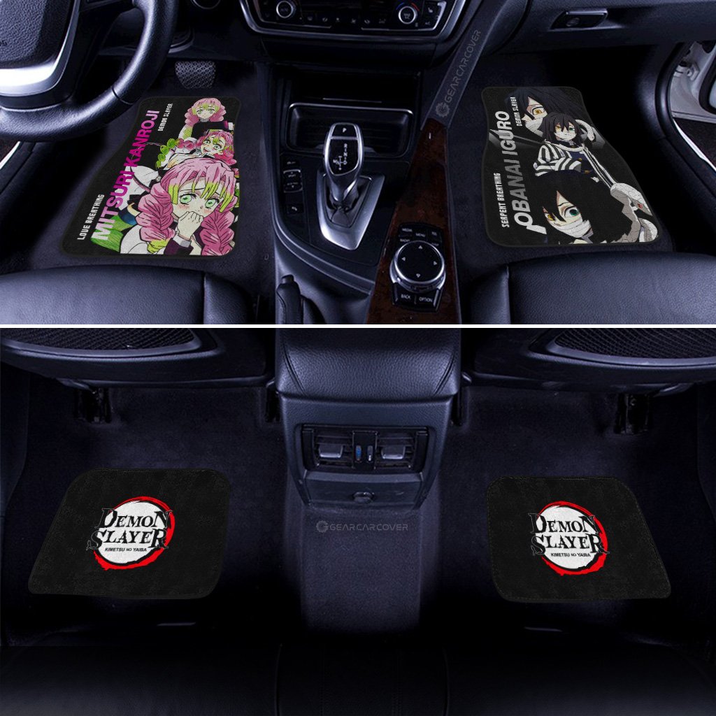 Demon Slayer Car Mats Kanroji And Obanai Car Floor Mats Demon Slayer Car Floor Mats