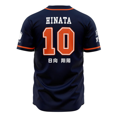 Haikyuu Baseball Jersey Karasuno Hinata Haikyuu Jersey Shirt Black Orange Unisex Adult New Release