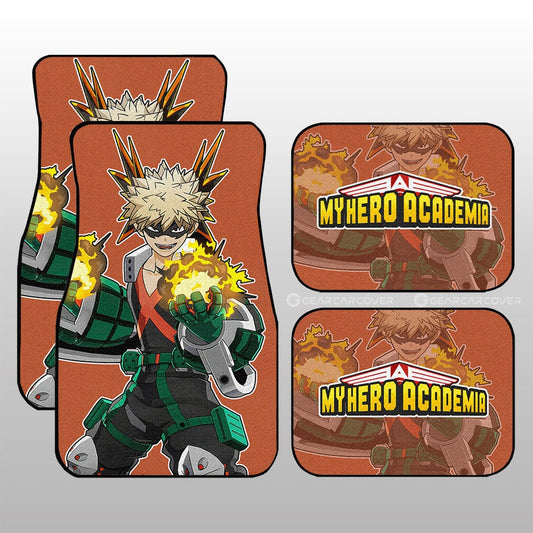 My Hero Academia Car Mats Katsuki Bakugo Car Floor Mats My Hero Academia Anime