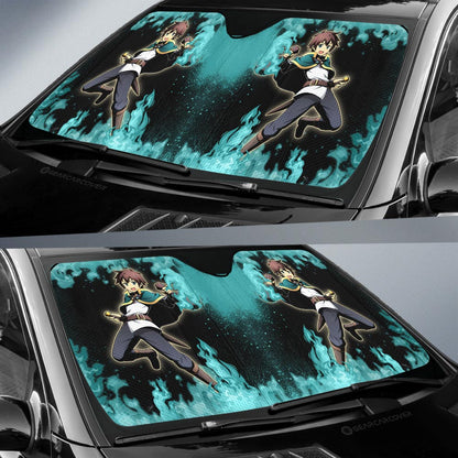 Kazuma Satou Car Sunshade Custom Anime Car Accessories