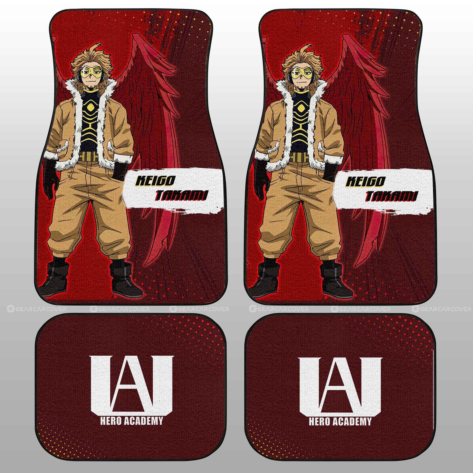 My Hero Academia Car Mats Keigo Takami Car Floor Mats