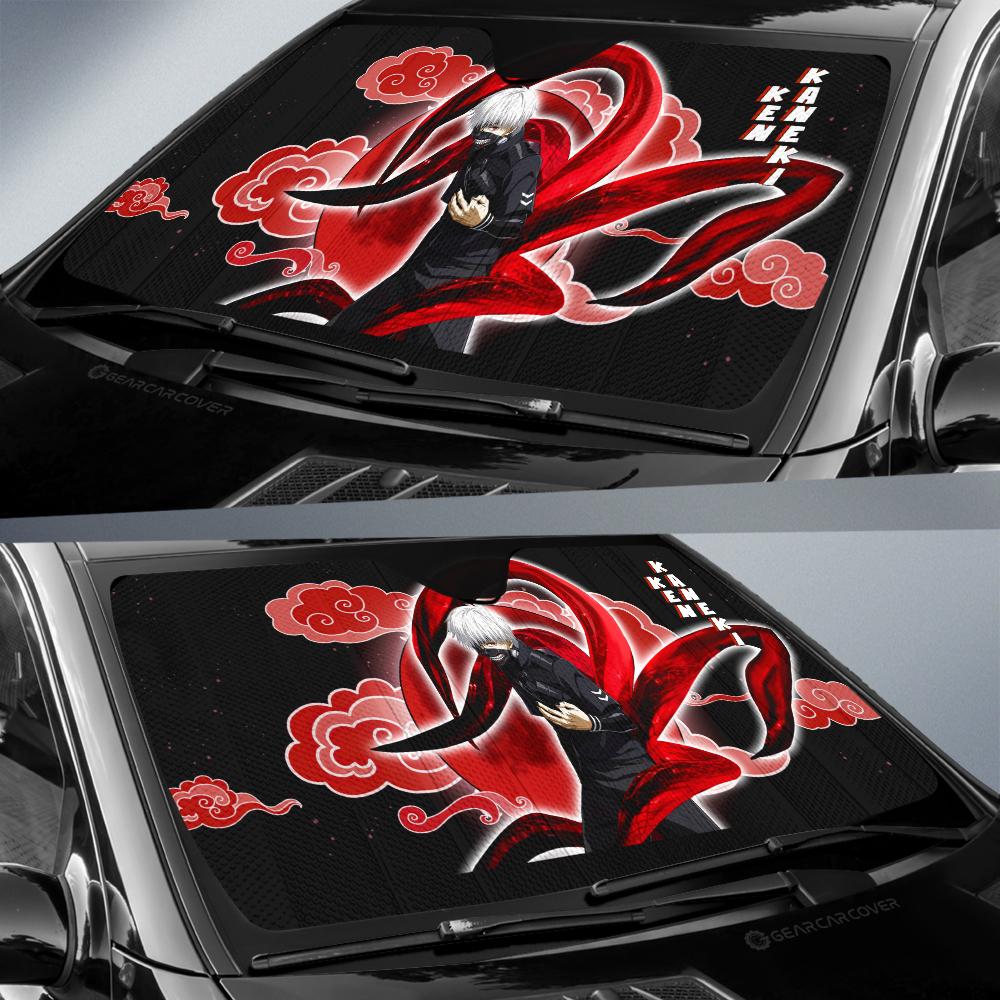 Ken Kaneki Car Sunshade Custom Gifts For Fans