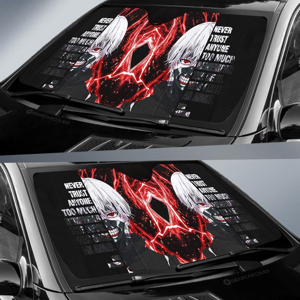 Ken Kaneki Quotes Car Sunshade Custom Car Accessories