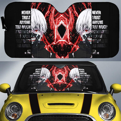 Ken Kaneki Quotes Car Sunshade Custom Car Accessories