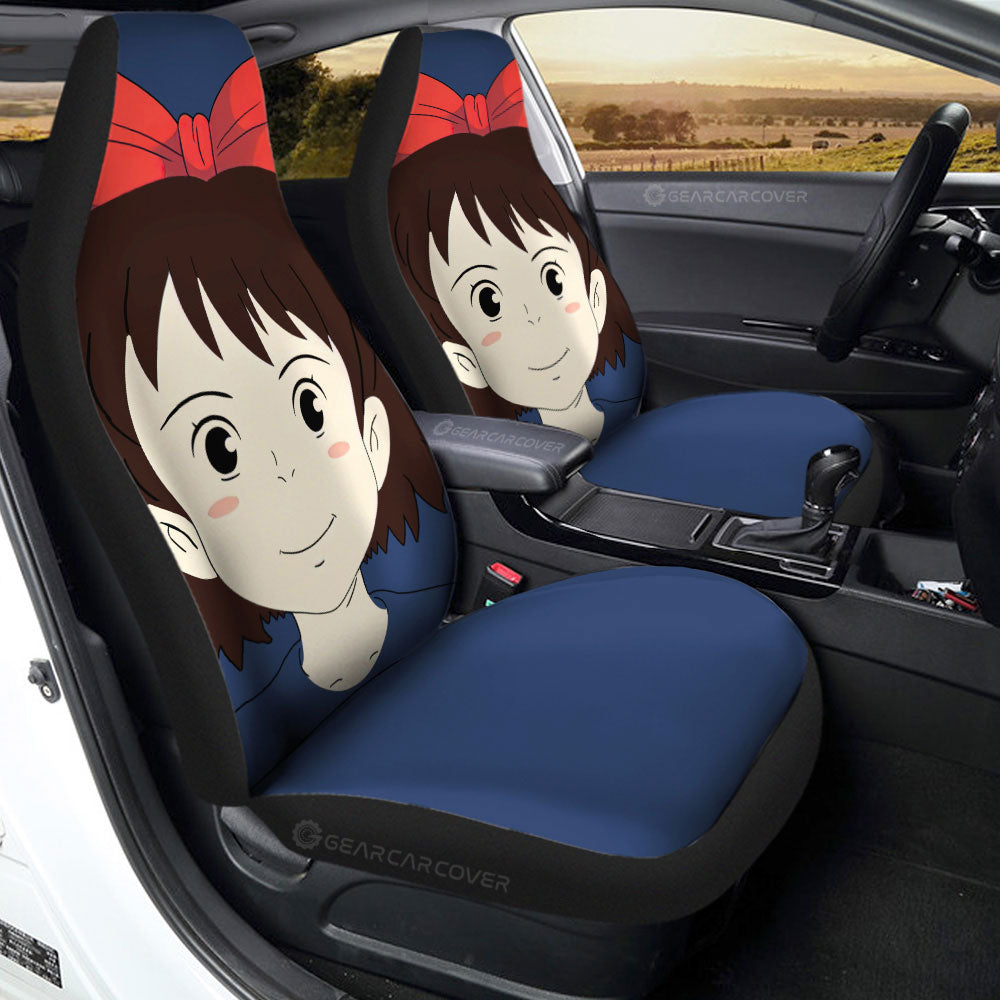 SGhibli Car Seat Covers Kiki's Delivery Service Character Graphic Seat Covers Blue