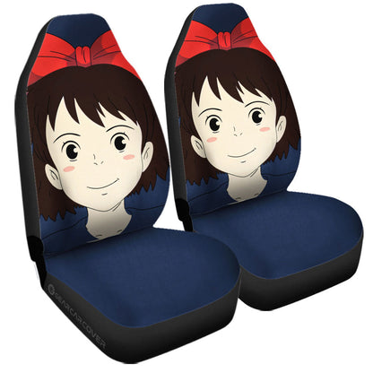 SGhibli Car Seat Covers Kiki's Delivery Service Character Graphic Seat Covers Blue