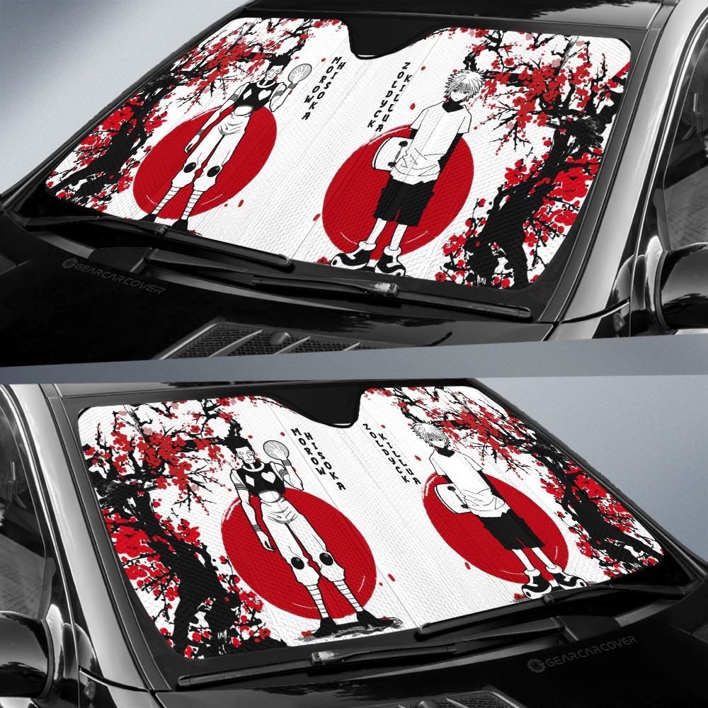 Killua Zoldyck And Hisoka Morow Car Sunshade Custom Japan Style Car Accessories