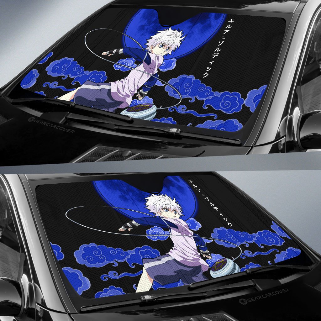 Killua Zoldyck Car Sunshade Custom Car Accessories