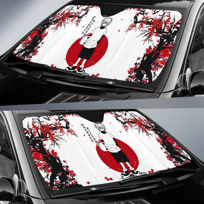 Killua Zoldyck Car Sunshade Custom Japan Style Car Accessories