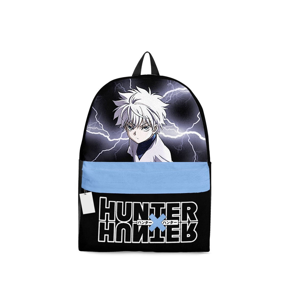 Hunter X Hunter Backpack Hunter X Hunter Killua Zoldyck Graphic Backpacks Black Blue