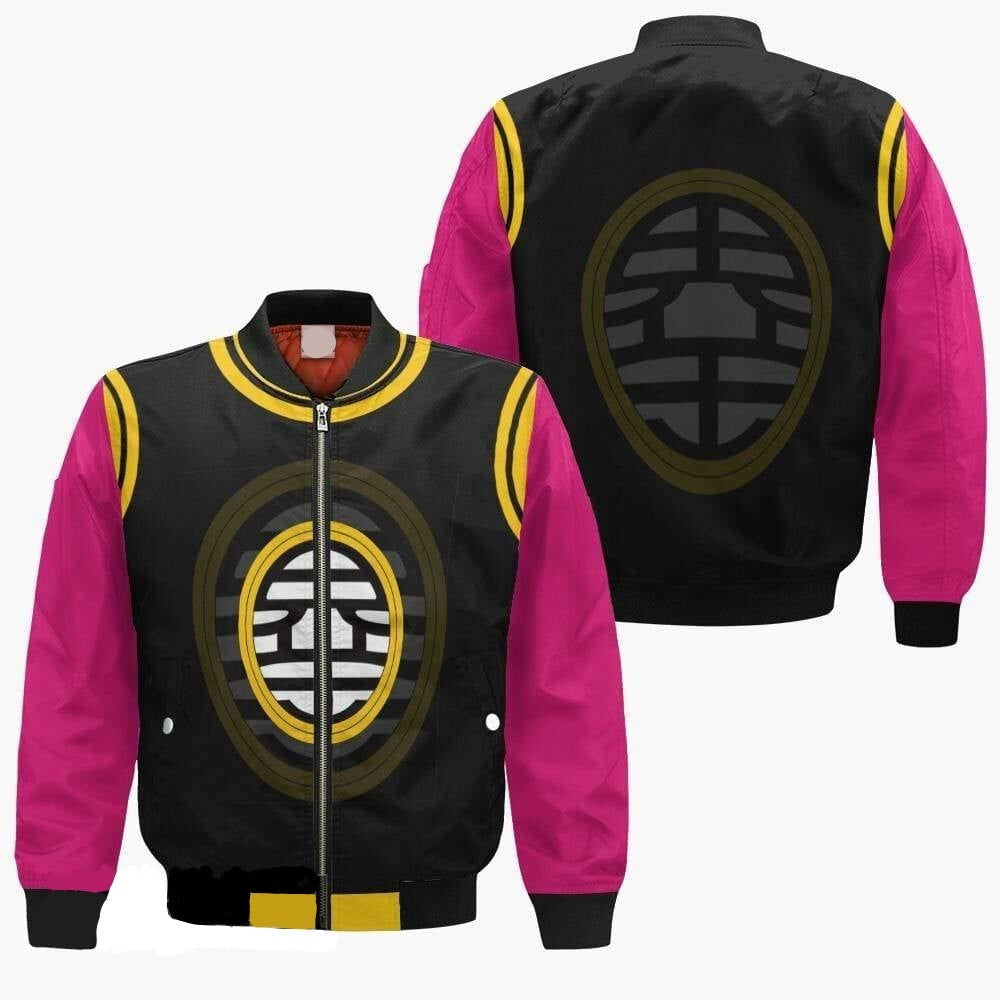 Dragon Ball Bomber Jacket King Kai Uniform Costume Bomber Black Pink Unisex