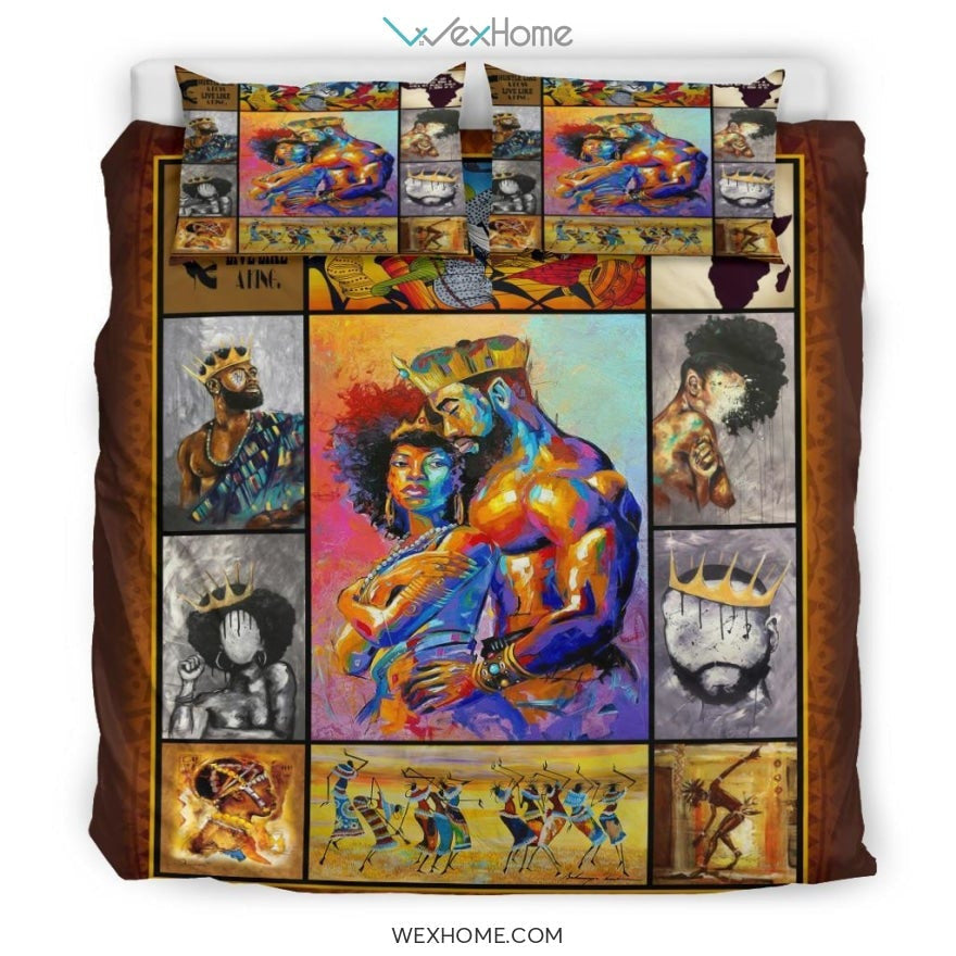 Africa Americans Bedding Set King Queen African Culture Duvet Covers Colorful Unique Gift