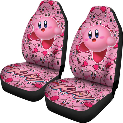 Kirby Car Seat Covers Kirby Character Doodle Pattern Seat Covers Pink