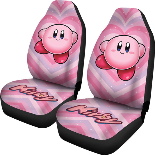 Kirby Car Seat Covers Kirby And Heart Patern Seat Covers Pink