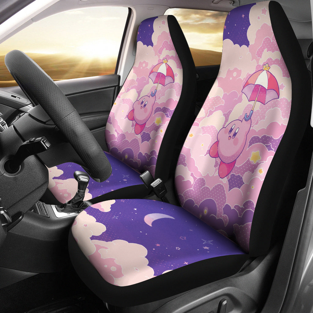 Kirby Car Seat Covers Kirby Night Cloud Pattern Seat Covers Pink Purple