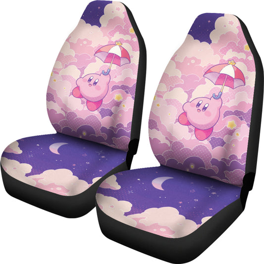Kirby Car Seat Covers Kirby Night Cloud Pattern Seat Covers Pink Purple