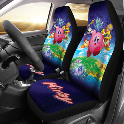 Kirby Car Seat Covers Kirby And Other Characters Seat Covers Colorful