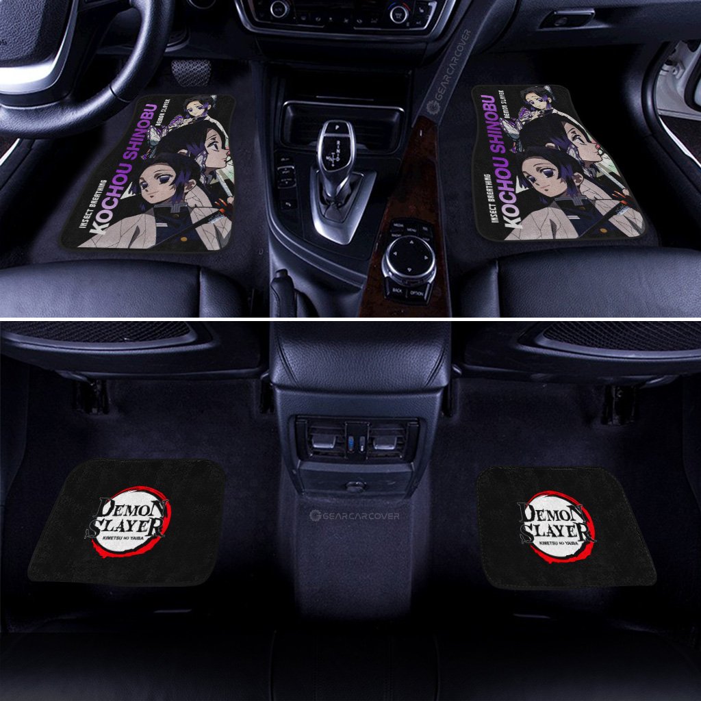 Demon Slayer Car Mats Kochou Shinobu Car Floor Mats Demon Slayer Car Floor Mats