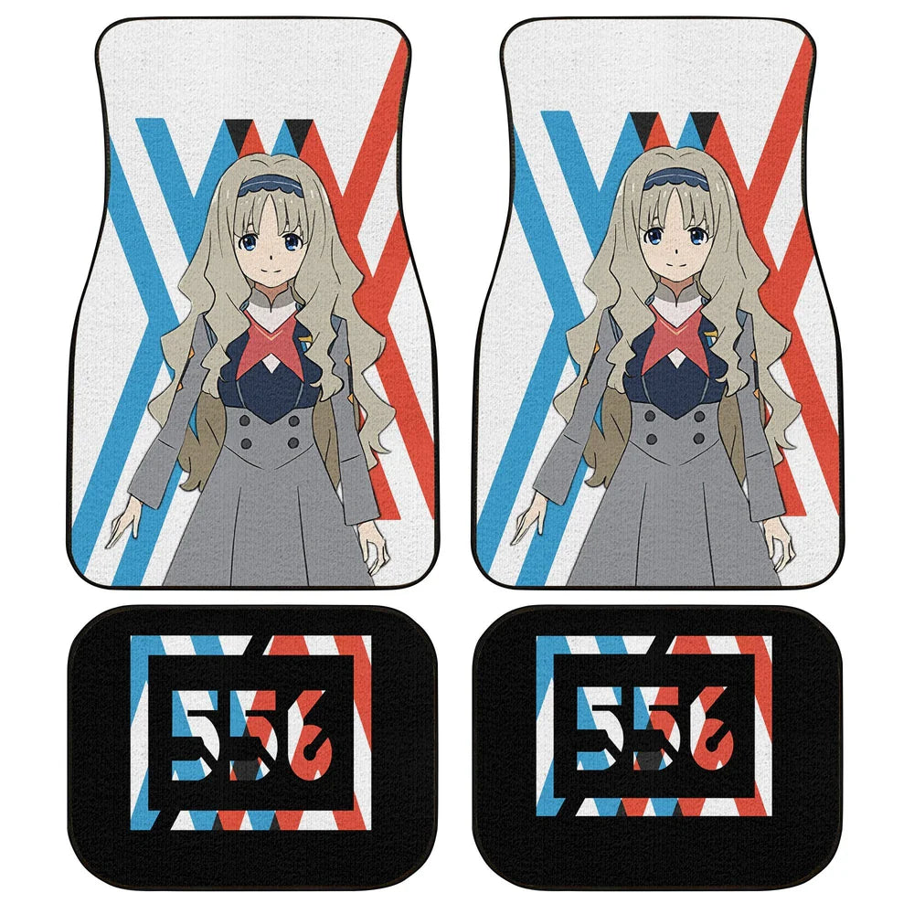 Darling In The Franxx Car Mats Darling In The Franxx Kokoro Code 556 Car Floor Mats Colorful