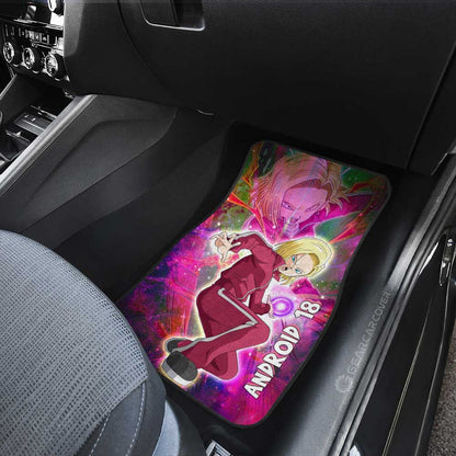 Dragon Ball Car Mats Krillin And Android 18 Car Floor Mats Demon Slayer Car Floor Mats