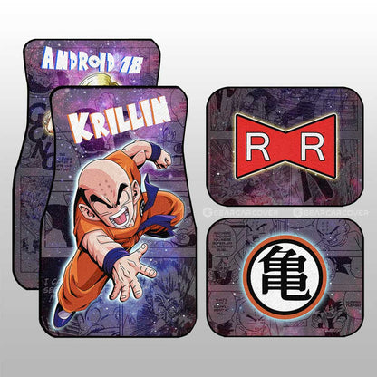 Dragon Ball Car Mats Krillin And Android 18 Car Floor Mats Galaxy Style Car Floor Mats