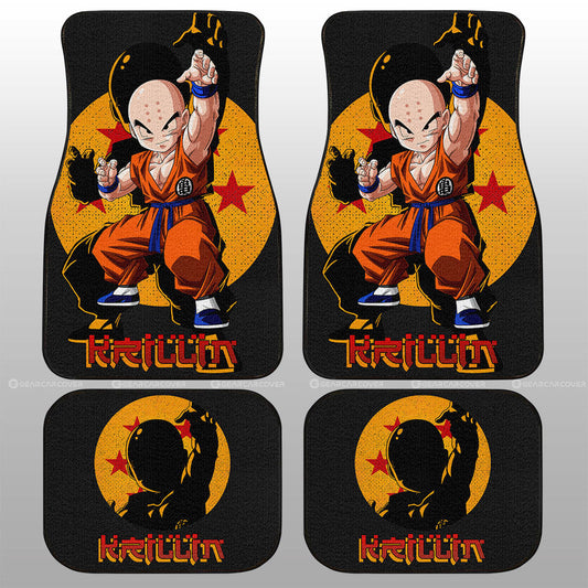 Dragon Ball Car Mats Krillin Car Floor Mats Demon Slayer Car Floor Mats