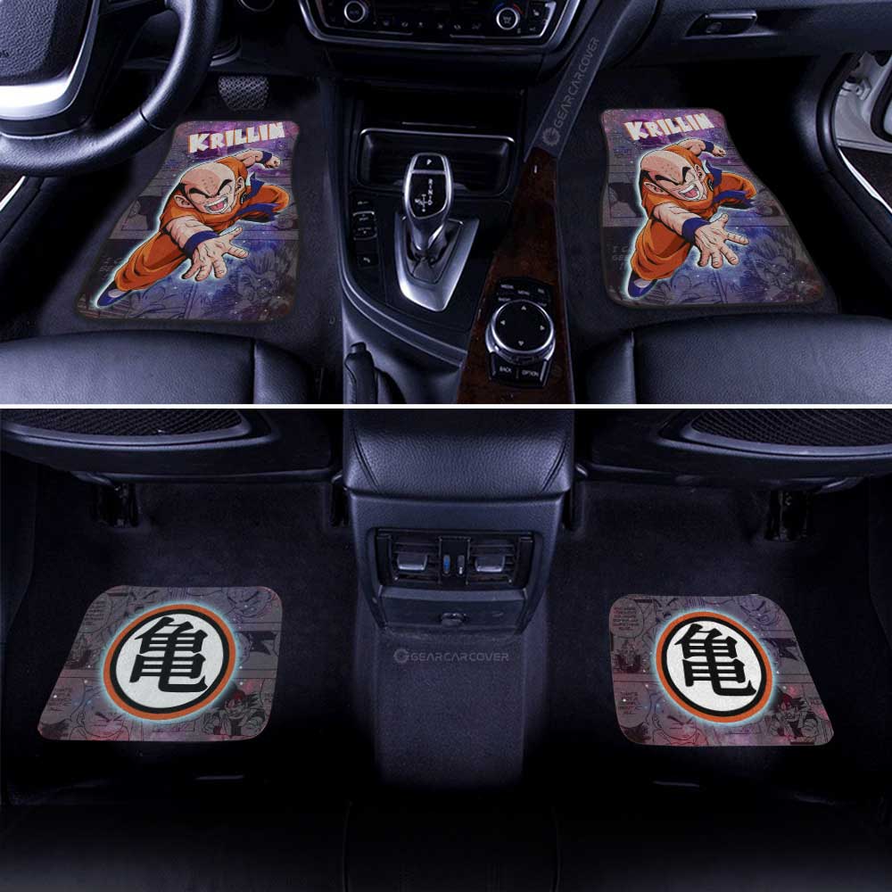 Dragon Ball Car Mats Krillin Car Floor Mats Car Manga Galaxy Style Car Floor Mats