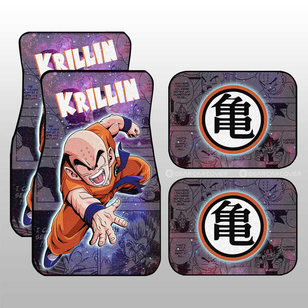 Dragon Ball Car Mats Krillin Car Floor Mats Car Manga Galaxy Style Car Floor Mats