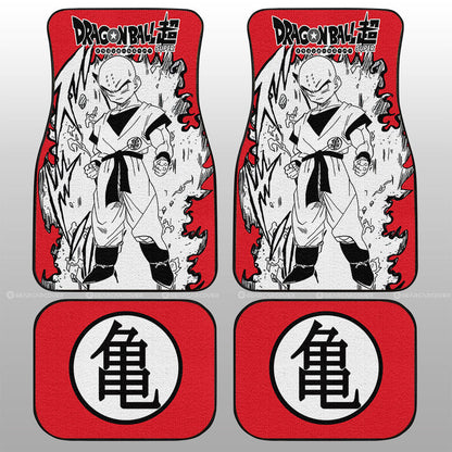 Dragon Ball Car Mats Krillin Car Floor Mats Car Manga Style For Fans Car Floor Mats