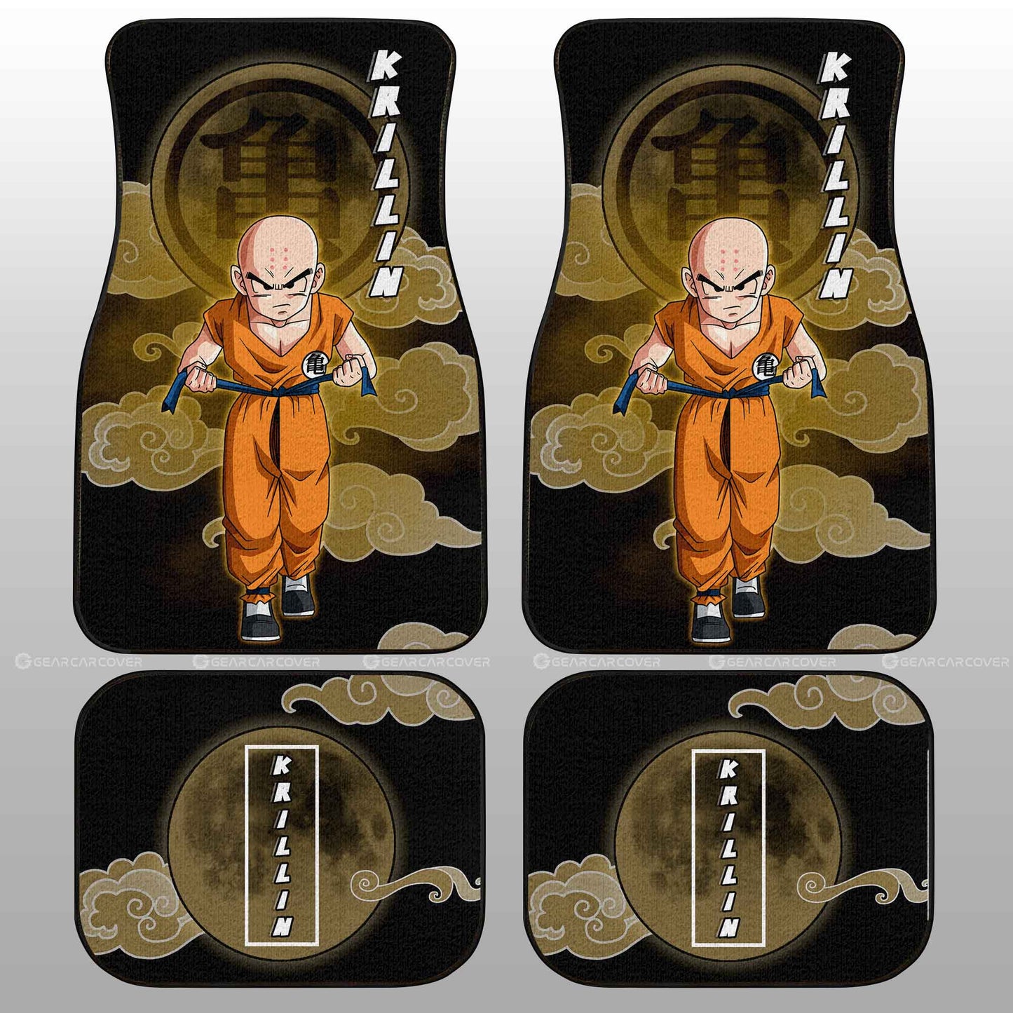 Dragon Ball Car Mats Krillin Car Floor Mats Car Interior Floor Mats