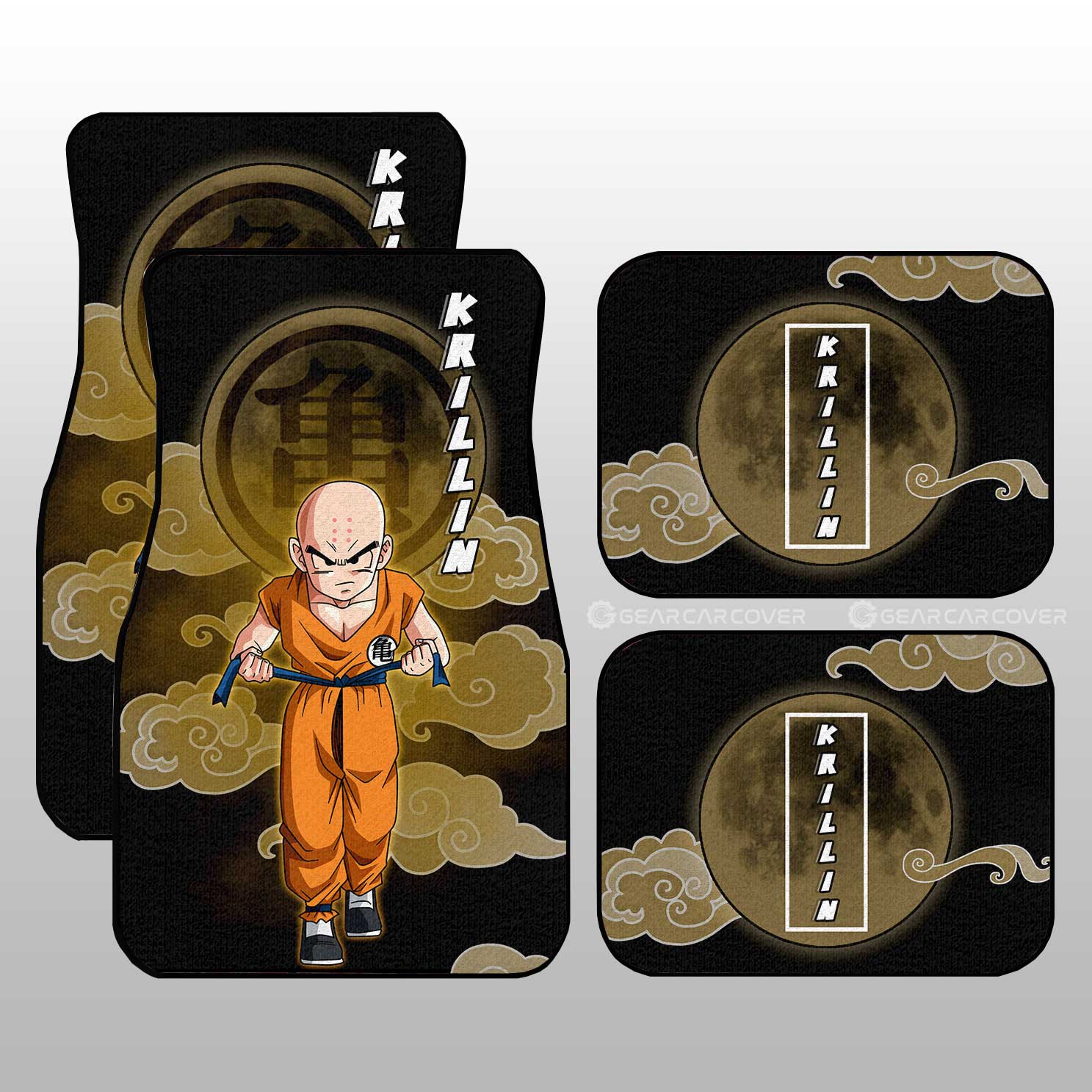 Dragon Ball Car Mats Krillin Car Floor Mats Car Interior Floor Mats