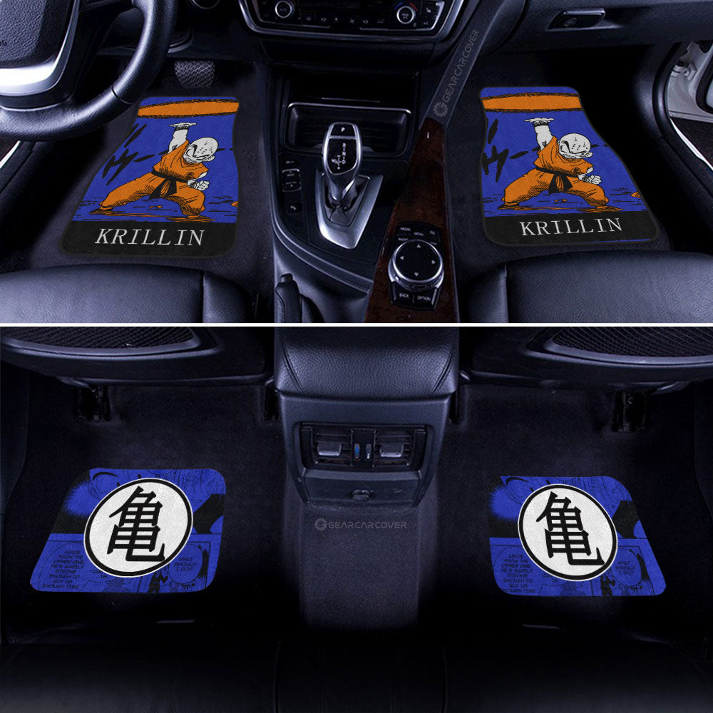 Dragon Ball Car Mats Krillin Car Floor Mats Dragon Ball Anime Manga Color Style Car Floor Mats