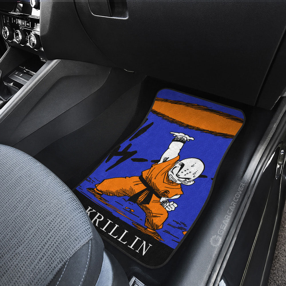 Dragon Ball Car Mats Krillin Car Floor Mats Dragon Ball Anime Manga Color Style Car Floor Mats