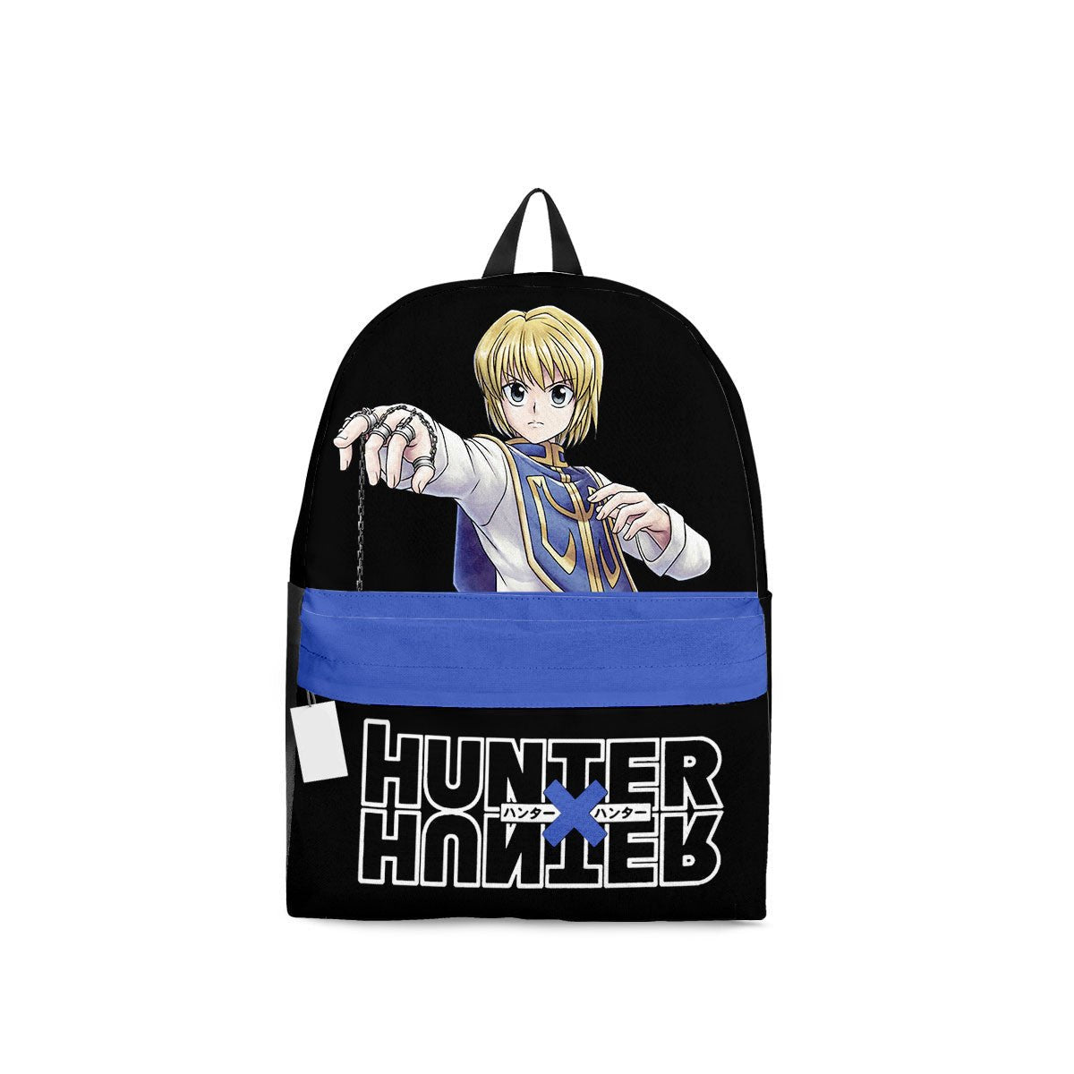 Hunter X Hunter Backpack Hunter X Hunter Kurapika Graphic Backpacks Black Blue