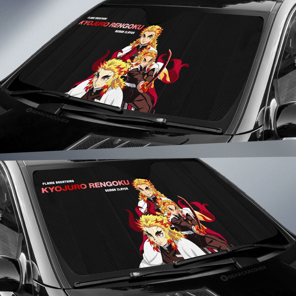 Kyojuro Rengoku Car Sunshade Custom