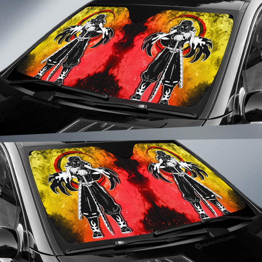 Kyoujurou Rengoku Car Sunshade Custom Car Accessories