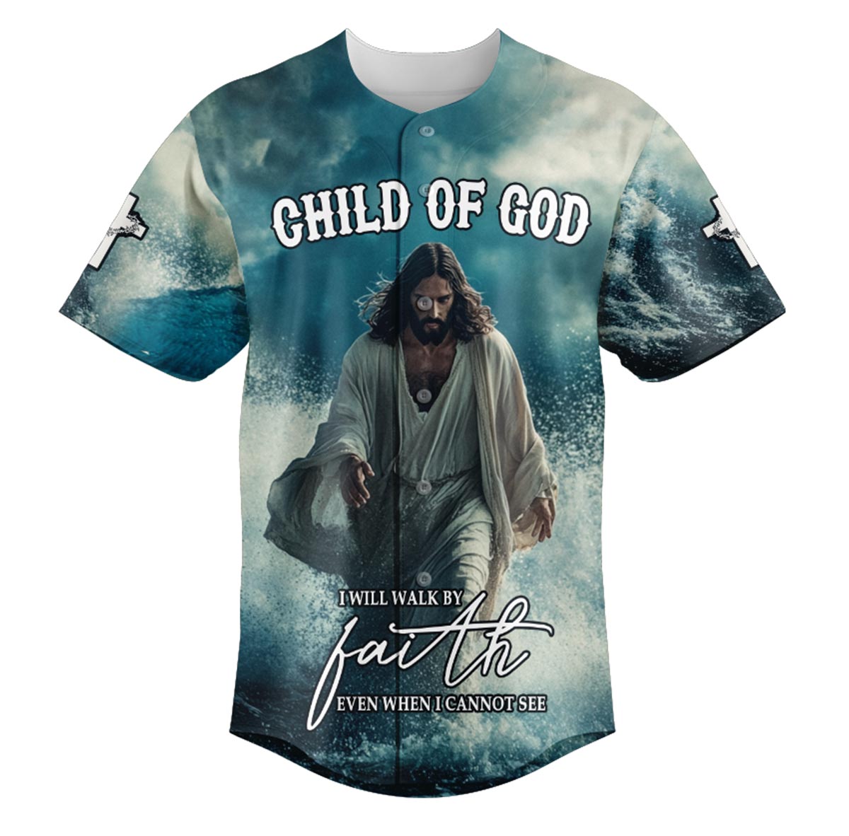 I will Walk by faith even when I cannot see Baseball Jersey Bundle