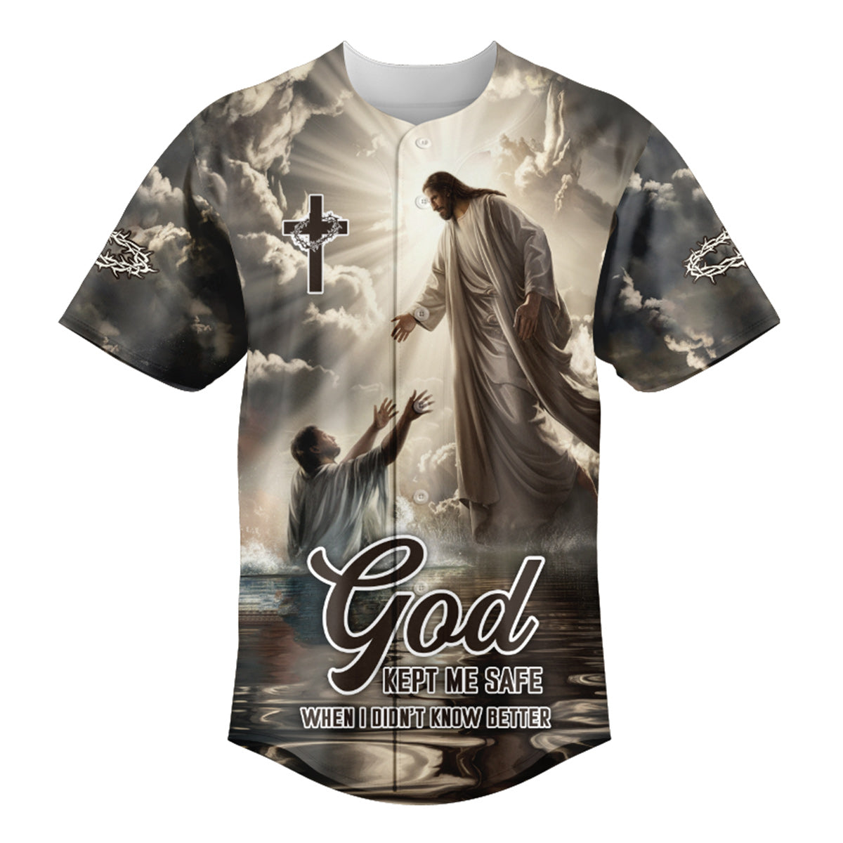 God Kept Me Safe When I Didn’t Know Better Baseball Jersey Bundle