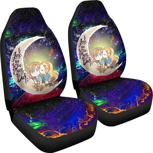 The Legend Of Zelda Car Seat Covers Couple Chibi Zelda Link Seat Covers Colorful