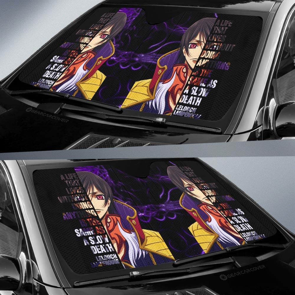 Lelouch Lamperouge Car Sunshade Custom Car Accessories