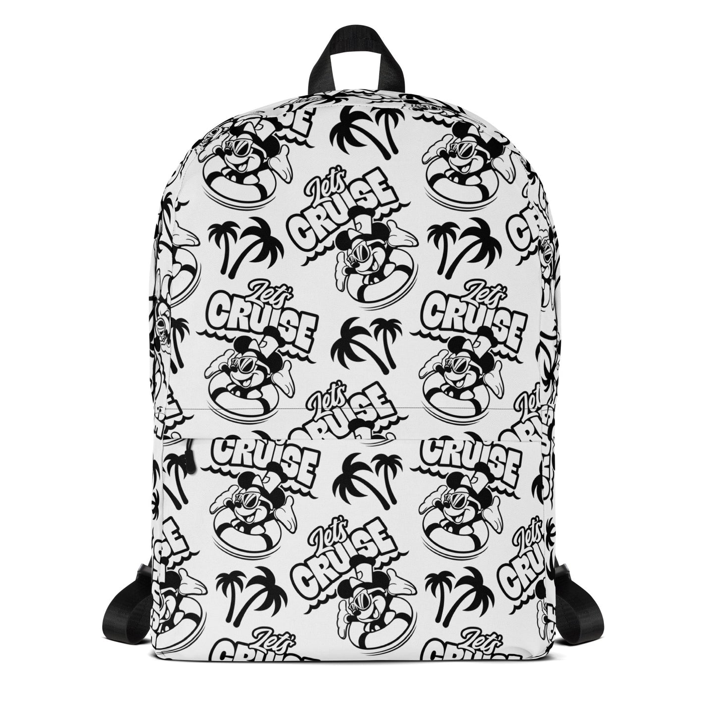 MM Backpack DN Vintage MM Let's Cruise Pattern Backpacks White