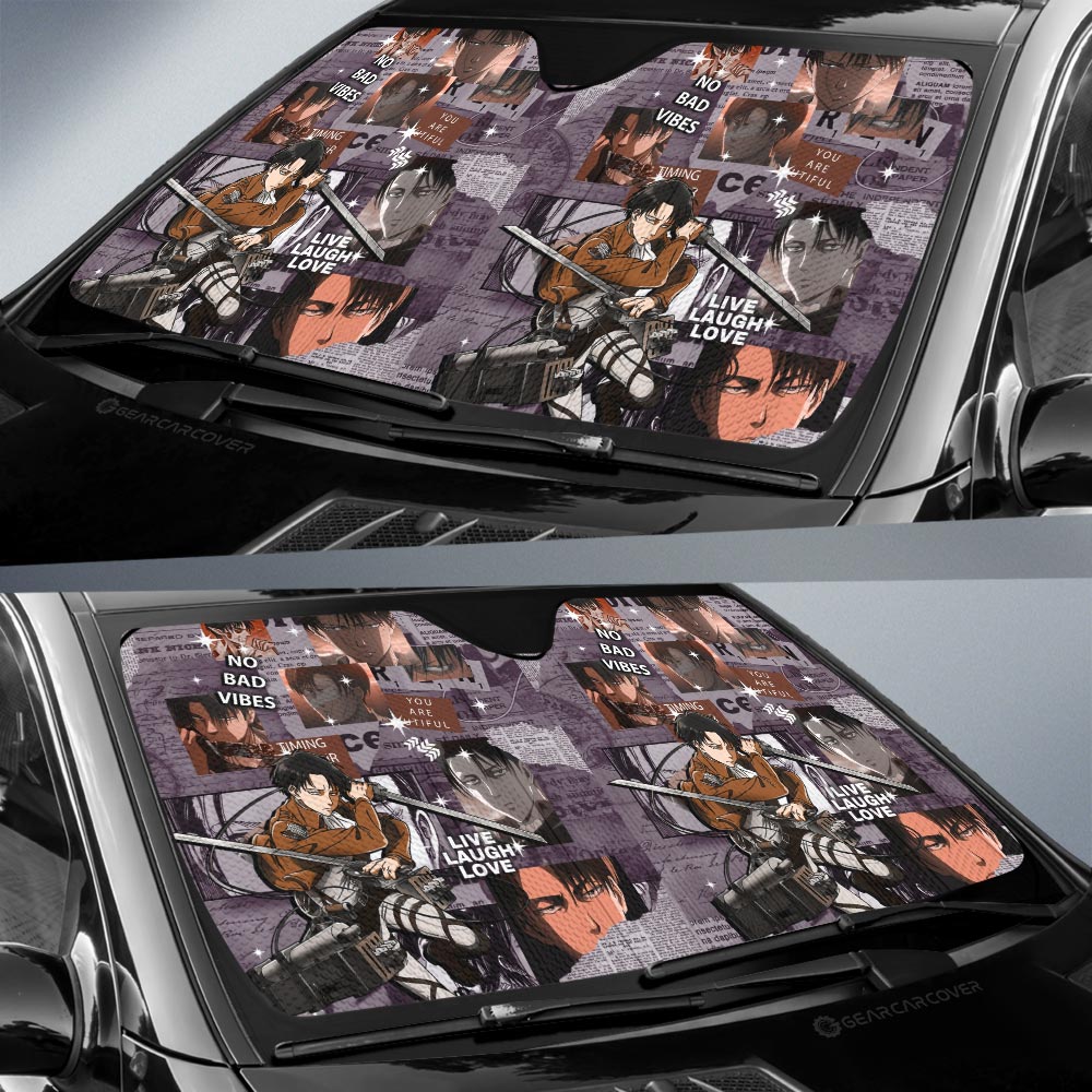 Levi Ackerman Car Sunshade Custom Car Interior Accessories