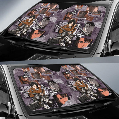 Levi Ackerman Car Sunshade Custom Car Interior Accessories
