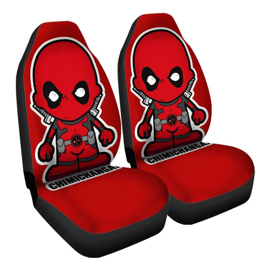 DP Car Seat Covers Chimichanga Little Chibi DP Graphic Seat Covers Red