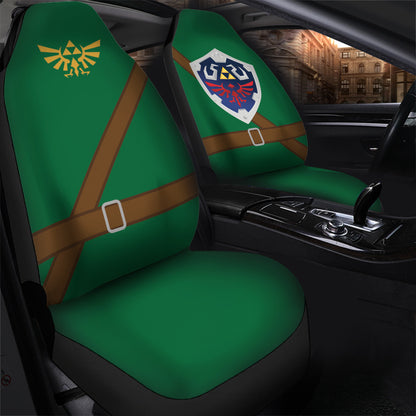 The Legend Of Zelda Car Seat Covers Link Original Suit Costume Seat Covers Green