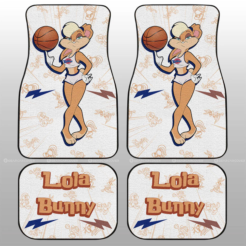Looney Tunes Car Floor Mats Looney Tunes Lola Bunny Character Pattern Car Mats